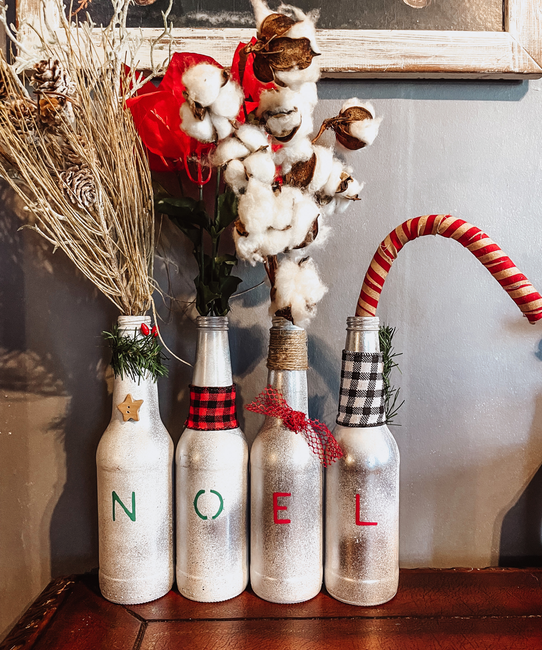 “NOEL” vase set