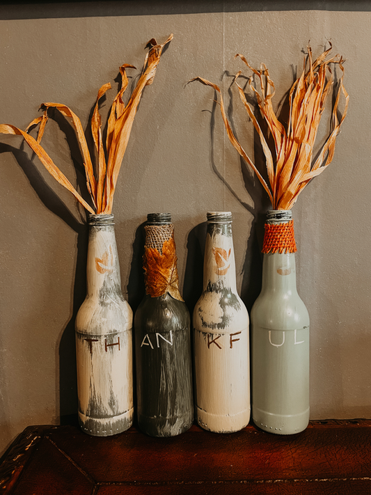 “Thankful” vases