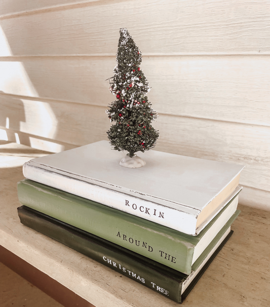 Christmas tree book set