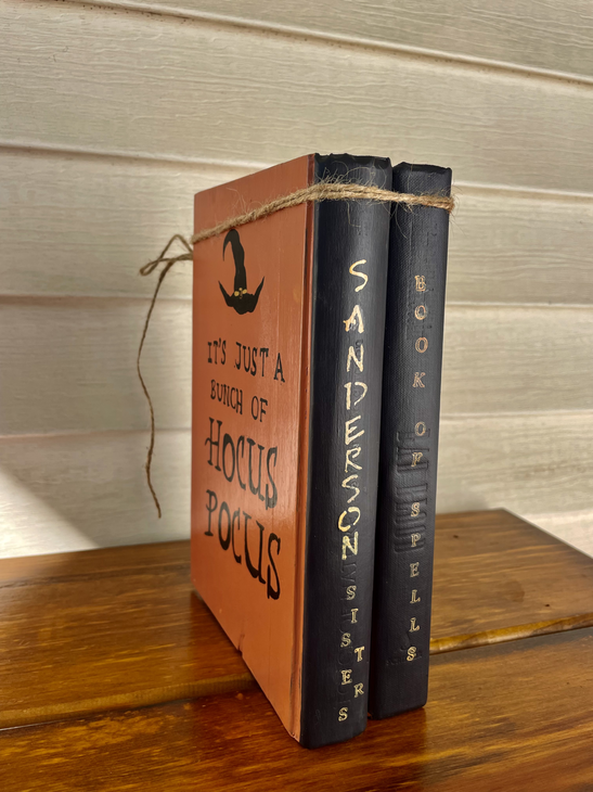 Halloween decorative books